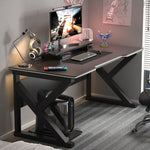 Gaming Desk and Chair Set, Ergonomic 31.5" Home Office Computer Desk with Monitor Stand and Host Tray, Student Study Table Writing Workstation