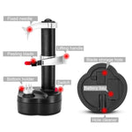 자동 회전 전기 과일 껍질 벗기는 기계 주방 껍질 벗기는 도구 사과 감자 빠른 슬라이서 야채 커터 2개 블레이드 