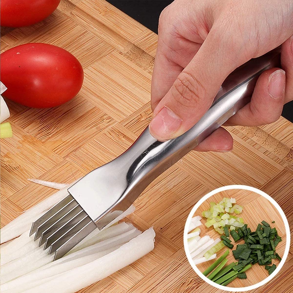 Dropship Green Onion Slicer; 1pc Green Onion Shredder; Scallion Cutter;  Green Onion Shredder Knife; Shallot Cutter; Kitchen Gadgets to Sell Online  at a Lower Price