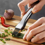 Chopped Green Onion Slicer Tool Sharp Shred Silk The Knife Stainless Steel Kitchen Gadget Vegetables Scallion Julienne Shredder