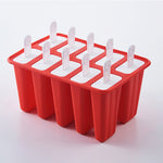 Reusable Easy Popsicle Molds Shapes, Ice Maker Machine Silicone BPA Free