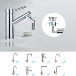 Kitchen Bathroom 720 Degree Faucet Aerator Swivel Sink Sprayer