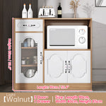 Kitchen Pantry Cabinet Storage Islands Cupboard for Living Room Dinning Room Sideboard Buffet Wine Cooler Adjustable Shelves