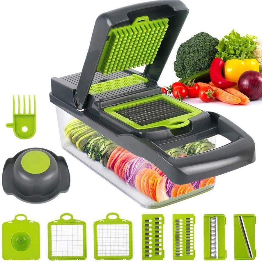  Vegetable Chopper with Container,Salad Food Chopper